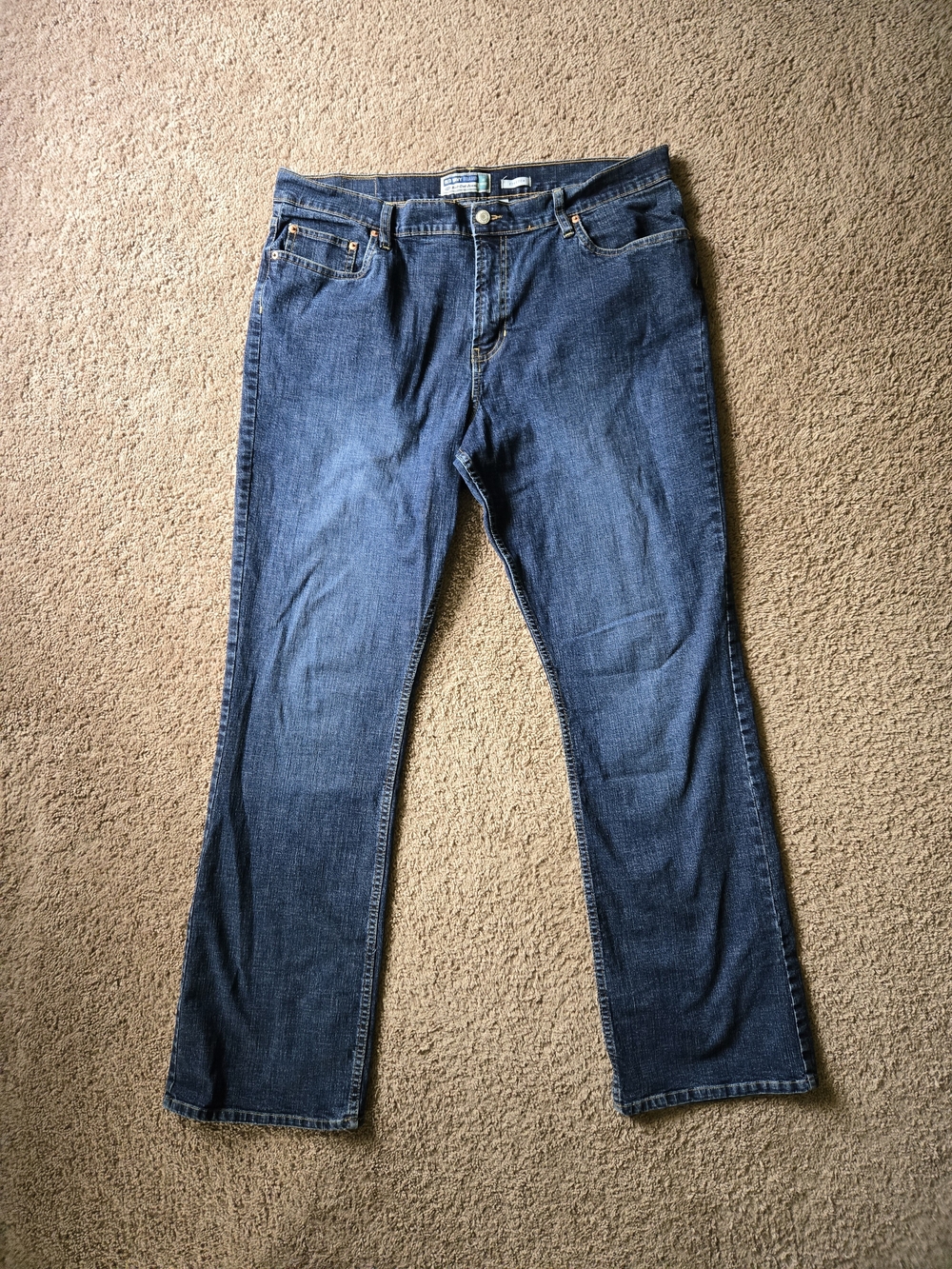 Old Navy Brand Boot-Cut Jeans Women’s Size 18 Long Blue Denim Stretch Y2K GUC